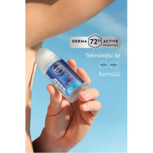Nivea Men Fresh Active Roll-on Deodorant 50 ml x 3 Adet Nivea Men Fresh Active Roll-on Deodorant 50 ml x 3 Adet